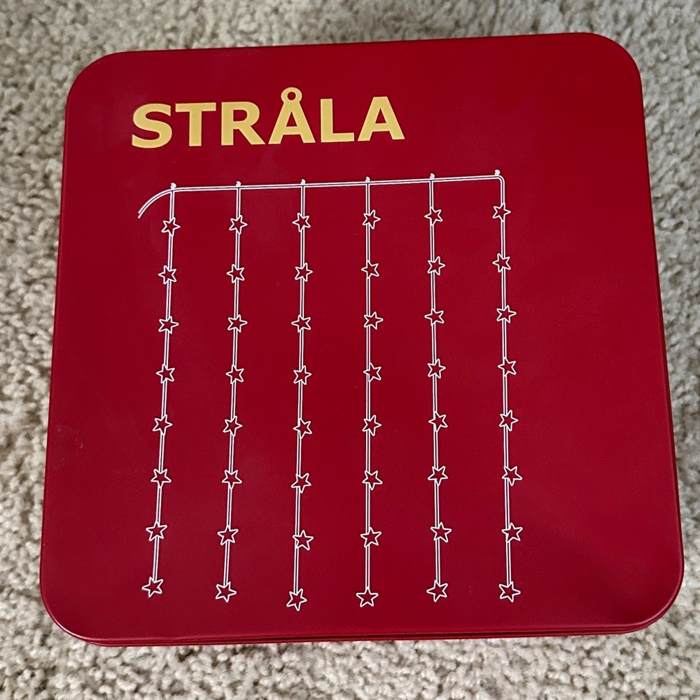 IKEA Stråla Star String Light Curtain Indoor/Outdoor Use 48 Lights